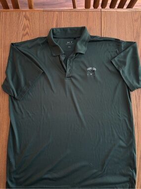 Polo with Cape Cod Embroided Logo Dark Green